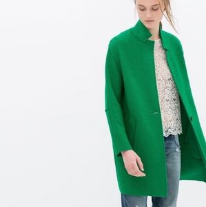 Kelly green coat